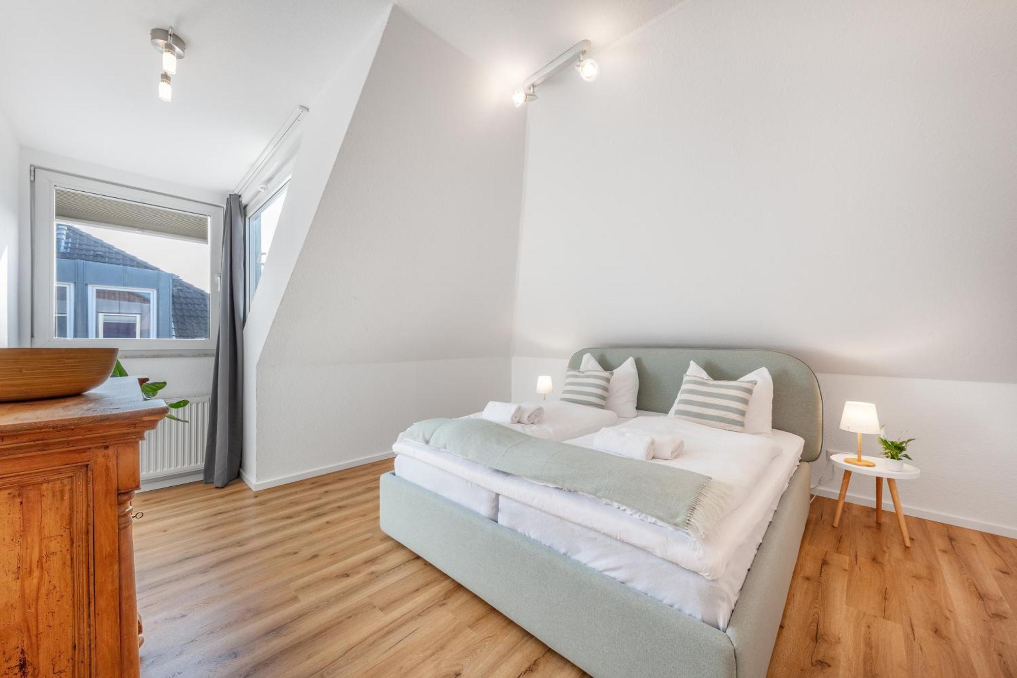 Mango Living I Stadtoase I Modern I 3 Schlafzimmer I 95 Qm I 9 Personen Mönchengladbach Kamer foto